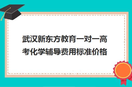 武汉新东方教育一对一高考化学辅导费用标准价格表(武汉高三培训机构排名前十)