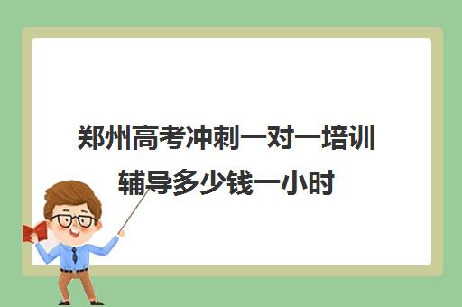 郑州高考冲刺一对一培训辅导多少钱一小时(郑州市高考培训机构前十)