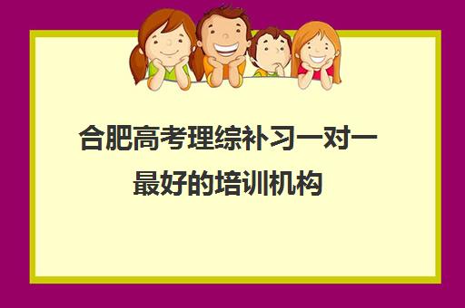 合肥高考理综补习一对一最好的培训机构