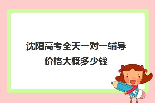 沈阳高考全天一对一辅导价格大概多少钱(沈阳一对一家教收费标准)