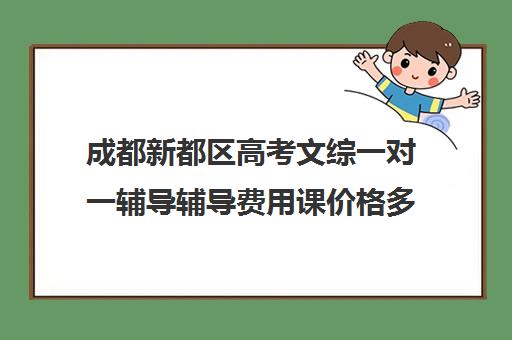 成都新都区高考文综一对一辅导辅导费用课价格多少钱(文综补课是否有必要)