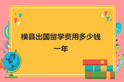 横县出国留学费用多少钱一年(东南亚留学一年费用)