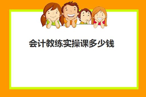 会计教练实操课多少钱(驾校的教练是怎么拿工资的)