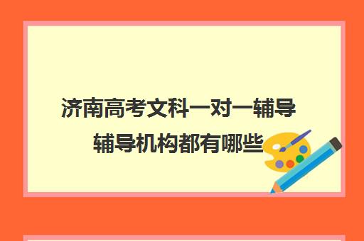 济南高考文科一对一辅导辅导机构都有哪些(家教一对一辅导机构)