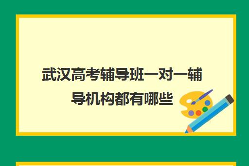 武汉高考辅导班一对一辅导机构都有哪些(辅导班机构)