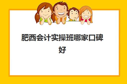 肥西会计实操班哪家口碑好(会计实务培训有用吗)