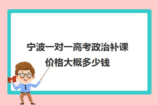 宁波一对一高考政治补课价格大概多少钱(宁波大学生家教一对一价格)