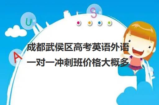 成都武侯区高考英语外语一对一冲刺班价格大概多少钱(成都补课机构前十强高中)