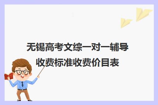 无锡高考文综一对一辅导收费标准收费价目表(高考一对一辅导机构哪个好)