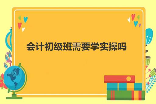 会计初级班需要学实操吗(初级会计考试有必要报班吗)