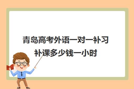 青岛高考外语一对一补习补课多少钱一小时