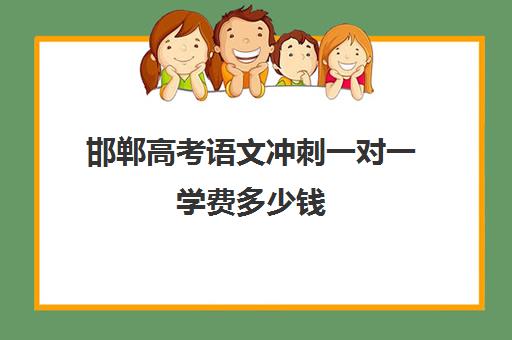 邯郸高考语文冲刺一对一学费多少钱(邯郸一对一辅导价格表)