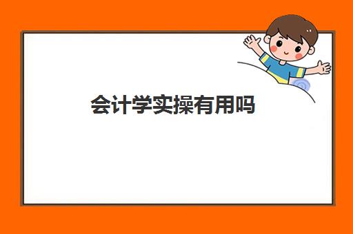 会计学实操有用吗(会计学有必要考研吗)