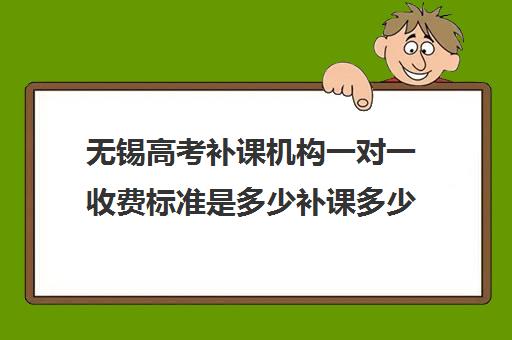 无锡高考补课机构一对一收费标准是多少补课多少钱一小时(北京家教一对一收费标准)