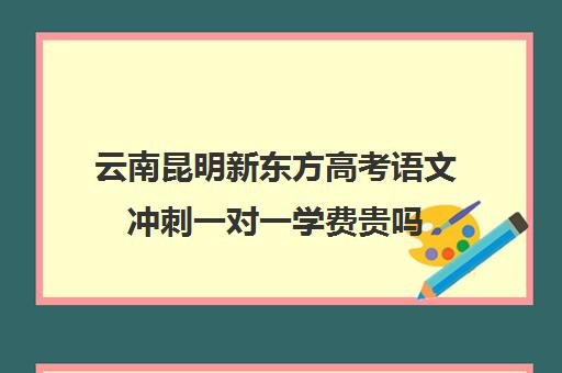 云南昆明新东方高考语文冲刺一对一学费贵吗（昆明口碑好的高中补课机构）