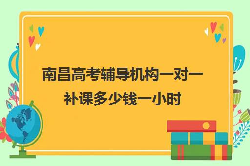 南昌高考辅导机构一对一补课多少钱一小时(南昌一对一辅导价格表)