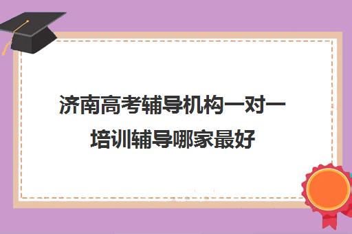 济南高考辅导机构一对一培训辅导哪家最好(高考线上辅导机构有哪些比较好)