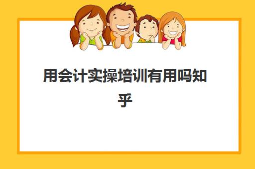 用会计实操培训有用吗知乎(学会计是去培训班还是网上)