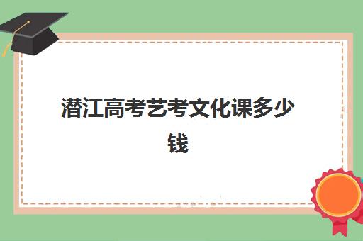 潜江高考艺考文化课多少钱(高中艺考生要花多少钱)