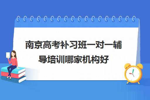 南京高考补习班一对一辅导培训哪家机构好