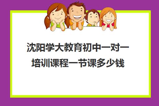 沈阳学大教育初中一对一培训课程一节课多少钱（沈阳初中补课机构哪家好）