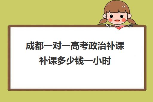 成都一对一高考政治补课补课多少钱一小时(一对一补课多久有效果)