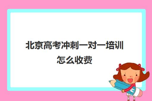 北京高考冲刺一对一培训怎么收费(艺考培训机构收费)