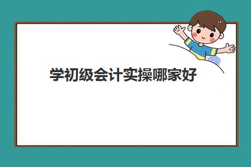 学初级会计实操哪家好(我想学初级会计,应该从哪里入手)