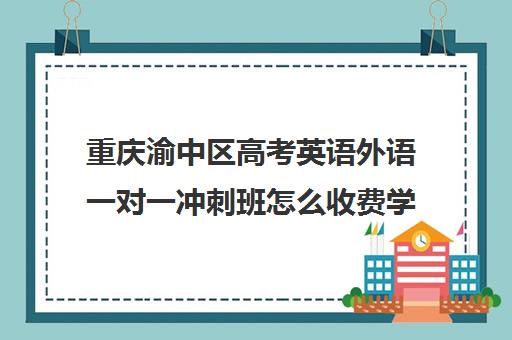 重庆渝中区高考英语外语一对一冲刺班怎么收费学费多少钱(重庆补英语哪个机构好)