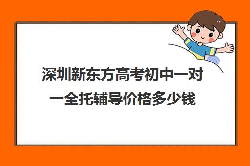 深圳新东方高考初中一对一全托辅导价格多少钱(高三一对一辅导)