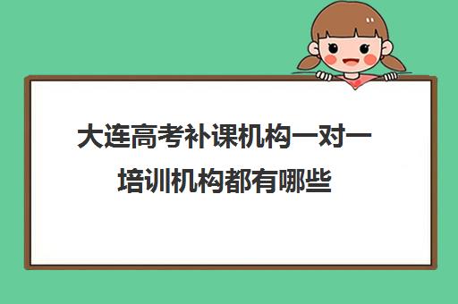 大连高考补课机构一对一培训机构都有哪些(一对一补课价格)