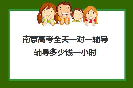 南京高考全天一对一辅导辅导多少钱一小时(南京高中补课收费标准)