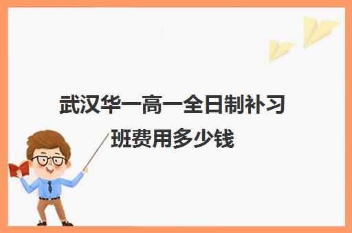 武汉华一高一全日制补习班费用多少钱