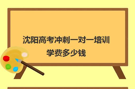 沈阳高考冲刺一对一培训学费多少钱(沈阳全日制高考培训学校)