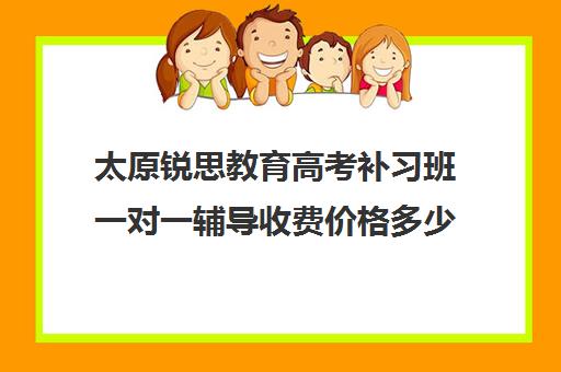 太原锐思教育高考补习班一对一辅导收费价格多少钱