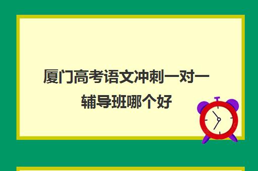 厦门高考语文冲刺一对一辅导班哪个好(高三冲刺网上哪些辅导班出名)