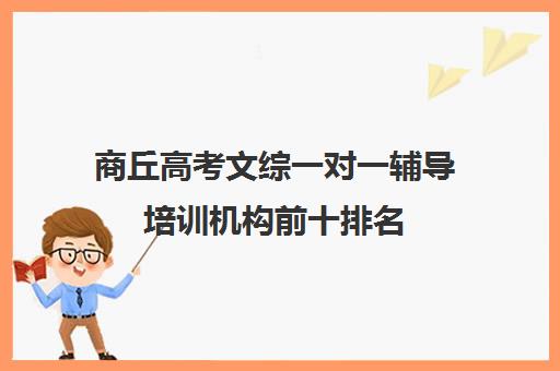 商丘高考文综一对一辅导培训机构前十排名(文综一对一有用吗)