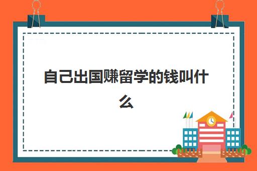 自己出国赚留学钱叫什么(出国能赚到钱吗)