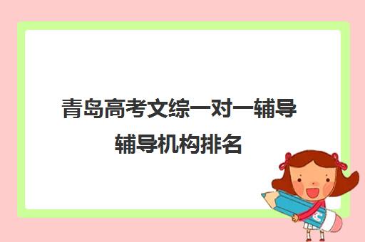 青岛高考文综一对一辅导辅导机构排名(高考线上辅导机构有哪些比较好)