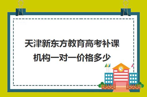 天津新东方教育高考补课机构一对一价格多少（新东方高三一对一好吗）