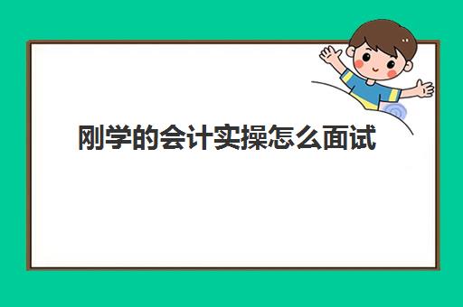 刚学会计实操怎么面试(会计小白刚开始该干什么)