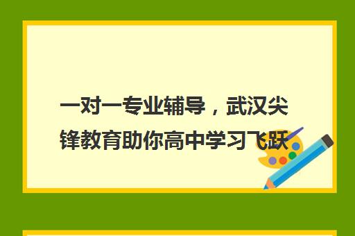 一对一专业辅导，武汉尖锋教育助你高中学习飞跃