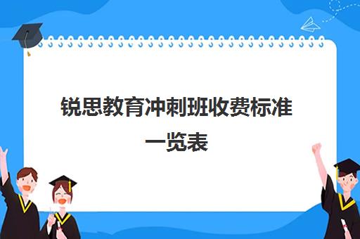 锐思教育冲刺班收费标准一览表（锐智精锐教育培训学校怎么样）