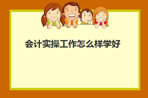 会计实操工作怎么样学好(新手会计如何快速上岗)