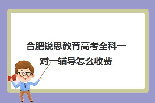 合肥锐思教育高考全科一对一辅导怎么收费(高三补课一对一费用)