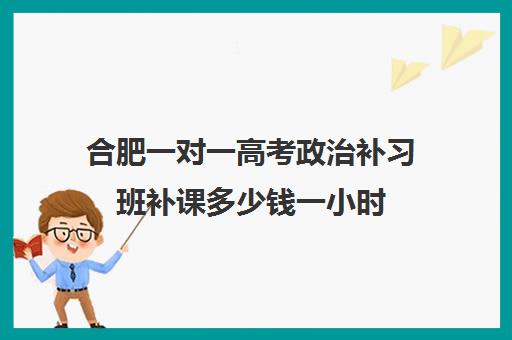 合肥一对一高考政治补习班补课多少钱一小时