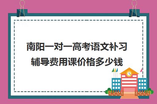 南阳一对一高考语文补习辅导费用课价格多少钱