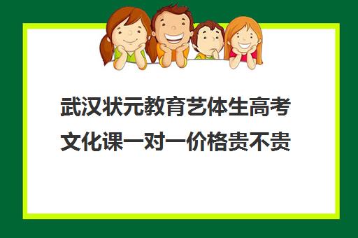 武汉状元教育艺体生高考文化课一对一价格贵不贵？多少钱一年(艺术生高三文化课冲刺)