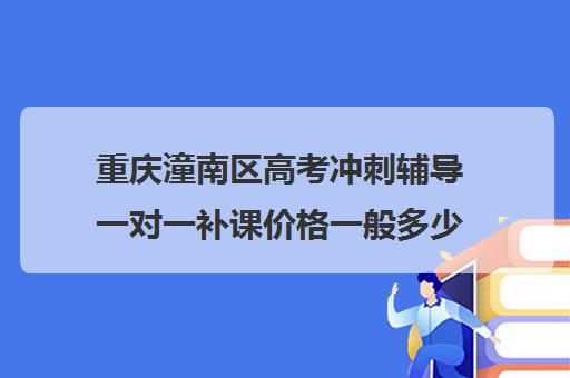 重庆潼南区高考冲刺辅导一对一补课价格一般多少钱(一对一补课收费标准)