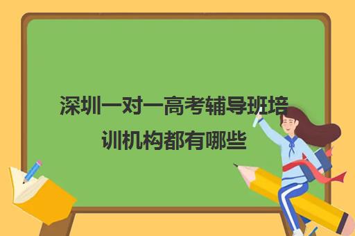 深圳一对一高考辅导班培训机构都有哪些(高考培训机构哪家强)